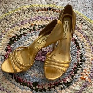 BCBG Maxazria Gold Heel
